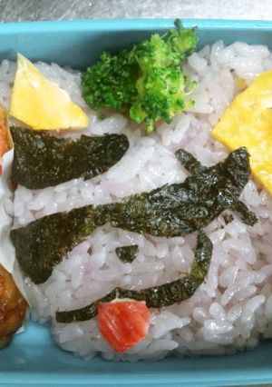 妖怪ウオッチ【ワルニャン】キャラ弁-レシピのメイン写真