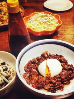 名古屋の味★味噌玉牛丼(牛肉味噌炒め)-レシピのメイン写真