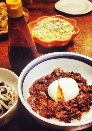 名古屋の味★味噌玉牛丼(牛肉味噌炒め)-レシピのメイン写真