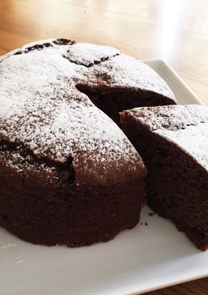 ホットケーキミックスで簡単ガトーショコラ-レシピのメイン写真