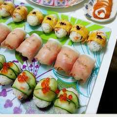 รูปของ ひな祭り☆巻きちらし