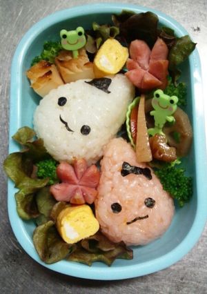 雨の日にしずくちゃんお弁当-レシピのメイン写真