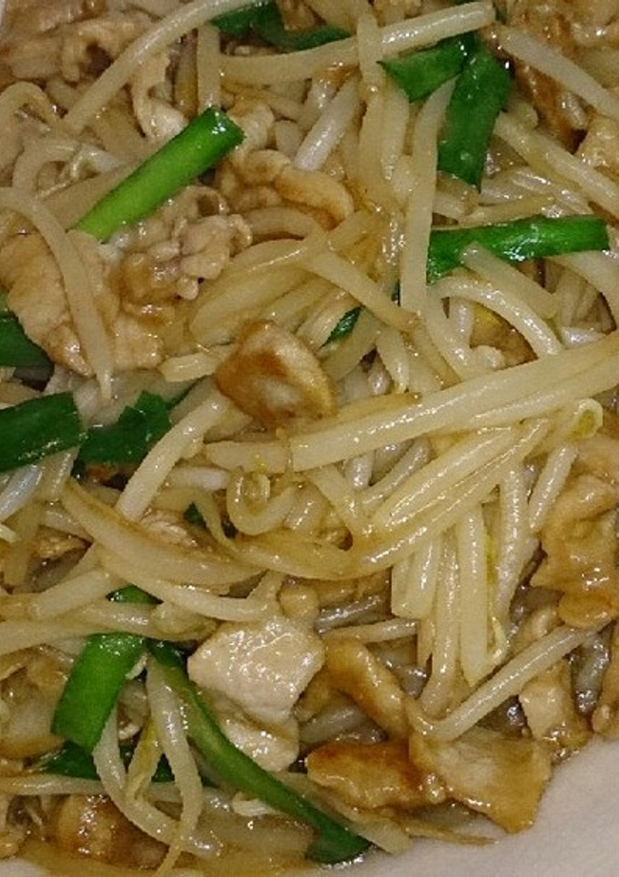 モヤシと豚肉のオイスター炒め-レシピのメイン写真