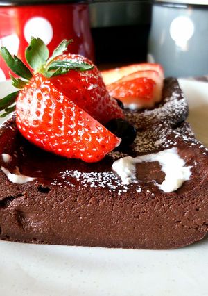 しっとり豆腐チョコケーキ☆混ぜるだけ簡単-レシピのメイン写真