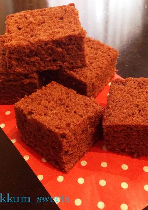 混ぜるだけ♪板チョコでふわふわブラウニー-レシピのメイン写真