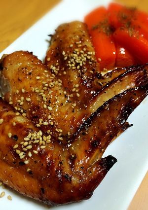手羽先でローストチキン♫(オーブン焼き)-レシピのメイン写真