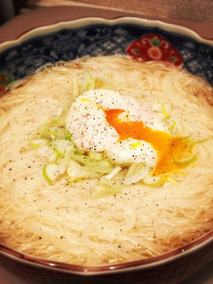 即席♡温玉柚子コショウにゅうめん-レシピのメイン写真