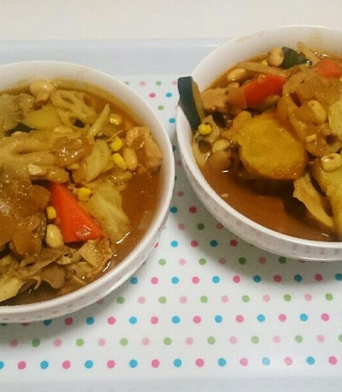 赤缶カレーミックスでつくるスープカレー-レシピのメイン写真