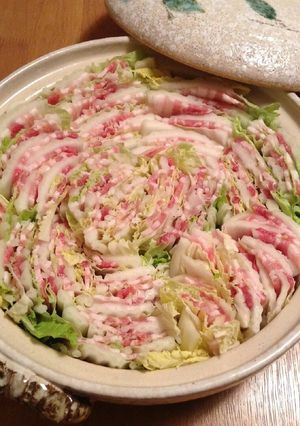簡単！豚肉と白菜ミルフィーユ鍋-レシピのメイン写真