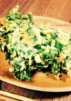 春菊のかき揚げ-レシピのメイン写真