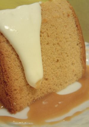 キャラメルシフォンケーキ-レシピのメイン写真