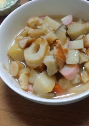 新潟の鮭缶ののっぺ-レシピのメイン写真