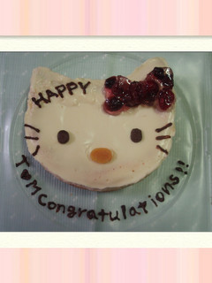HAPPYキティーのチーズケーキ-レシピのメイン写真