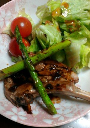塩レモンラム肉のバルサミコソース-レシピのメイン写真