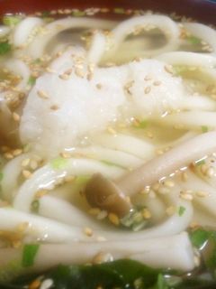 わかめスープうどん-レシピのメイン写真