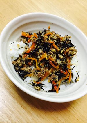 ご飯がすすんじゃう。。ひじきごはん-レシピのメイン写真