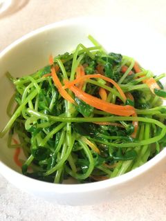 豆苗のナムル-レシピのメイン写真