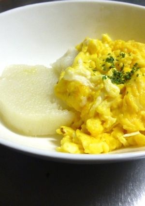 優しい味　ほくほく長芋のとろ〜り卵かけ-レシピのメイン写真