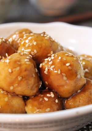 ヘルシー節約満足おかず＊照焼き豆腐ボール-レシピのメイン写真