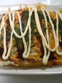☆山芋とクリームチーズ入りお好み焼き☆-レシピのメイン写真