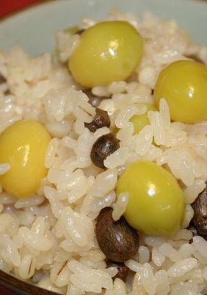 秋だね☆むかごと銀杏のごはん その2-レシピのメイン写真