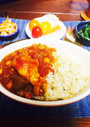 チキンとひよこ豆のトマトカレー-レシピのメイン写真