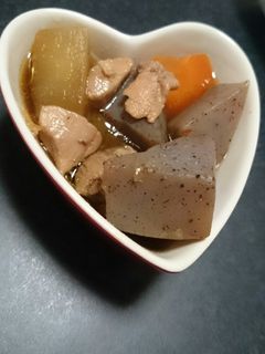 切って煮るだけ簡単‼鳥と野菜の煮物-レシピのメイン写真
