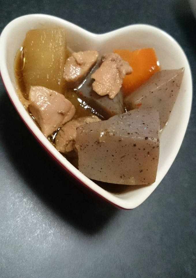 切って煮るだけ簡単‼鳥と野菜の煮物-レシピのメイン写真