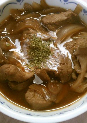 豚肉と 舞茸 玉ねぎの 赤ワイン煮込み!-レシピのメイン写真