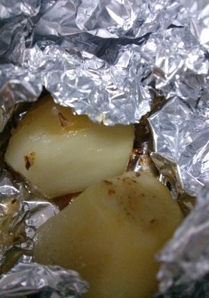 簡単！ほくほく♪にんにくホイル焼き-レシピのメイン写真