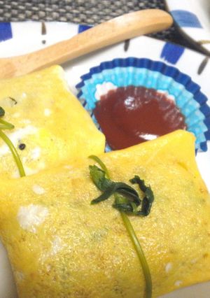 お弁当にも!ふくさ巻オムライス(^^♪-レシピのメイン写真