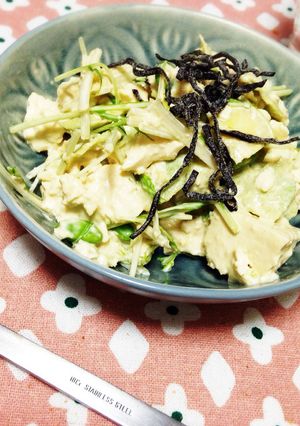 お豆腐サラダ-レシピのメイン写真