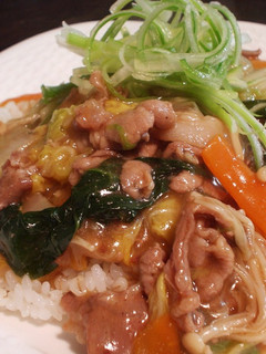 (∵)屋:オイスター中華丼♪-レシピのメイン写真