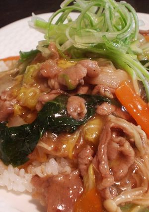 (∵)屋：オイスター中華丼♪-レシピのメイン写真