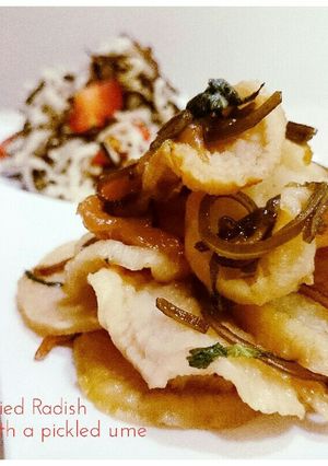 切干大根の梅昆布煮:冷凍お弁当野菜おかず-レシピのメイン写真