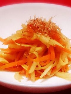 簡単副菜!大根とにんじんのきんぴら-レシピのメイン写真