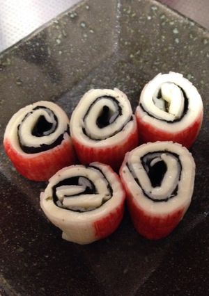カニ棒のくるくる巻き-レシピのメイン写真