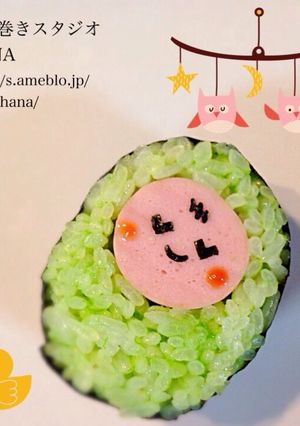 『おくるみ赤ちゃん』の簡単巻き寿司-レシピのメイン写真