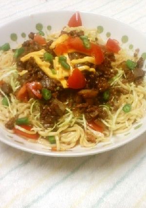 中華風タコ（ライス）冷やし中華-レシピのメイン写真