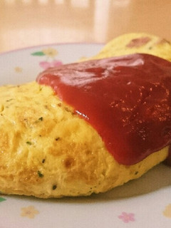 朝ご飯に♪ウインナー入りふわっオムレツ♪-レシピのメイン写真