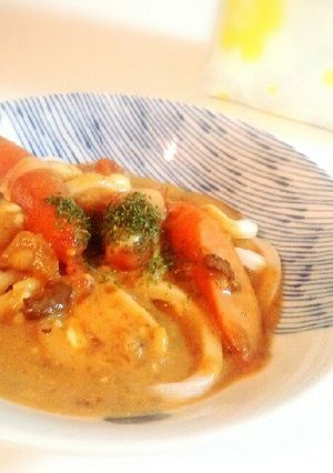 御殿場粗挽きポーク×チーズカレーうどん　-レシピのメイン写真