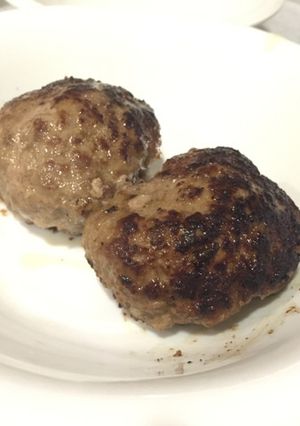 昭和風、普通のハンバーグ-レシピのメイン写真