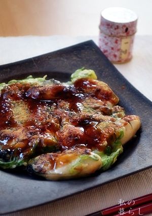すいとんの粉で牡蠣とネギのチヂミ-レシピのメイン写真