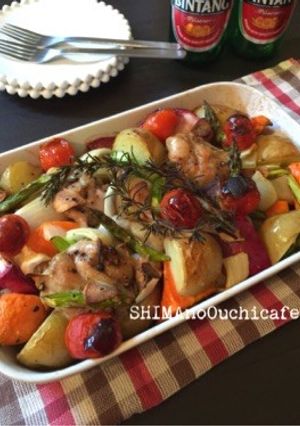 鶏肉と野菜のペッパーオーブン焼き-レシピのメイン写真