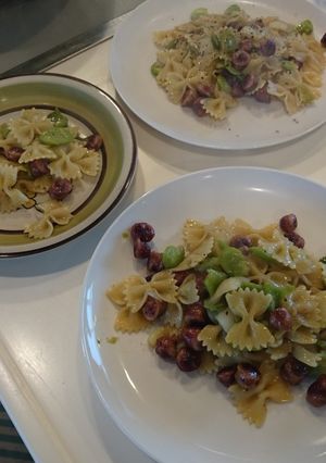 ツヤツヤ空豆のパスタ-レシピのメイン写真