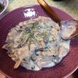 鶏肉(豚バラ)ときのこのクリーム煮