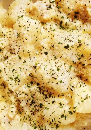 簡単！牛乳とバターで作るホタテニョッキ-レシピのメイン写真