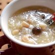 炊飯器で簡単!鶏としめじのお粥さん