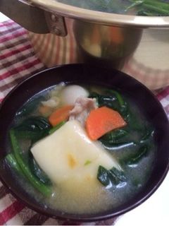 ★簡単★ほうれん草鍋(≧∇≦)-レシピのメイン写真