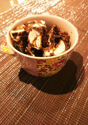 節分のお豆が大変身!チョコバー♪-レシピのメイン写真